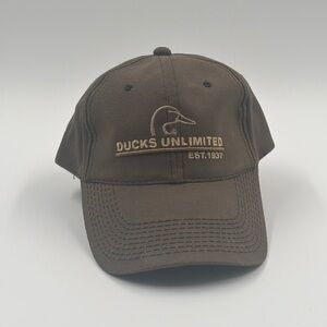 Vintage Ducks Unlimited Eagle River Alaska Cap - Brown Hunting Hat